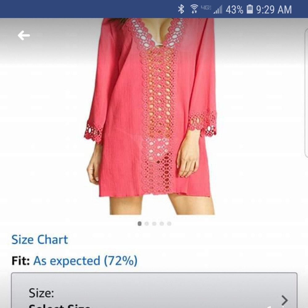 New. Swim cover up or Tunic